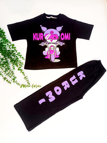 کراپ شلوار کرومی رنگ مشکی